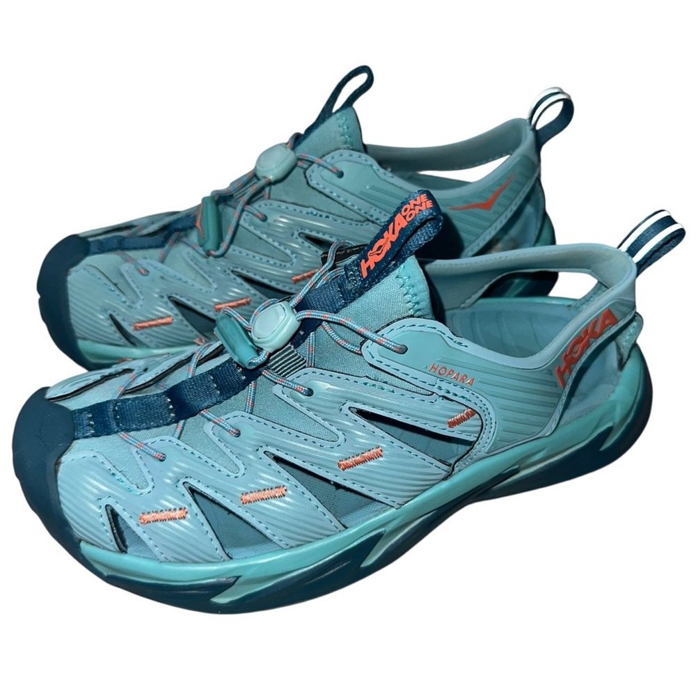 Hoka One One Hopara blue & orange shoes. Size‎ 6